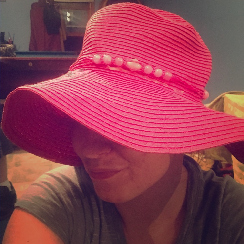 Summertime floppy hat